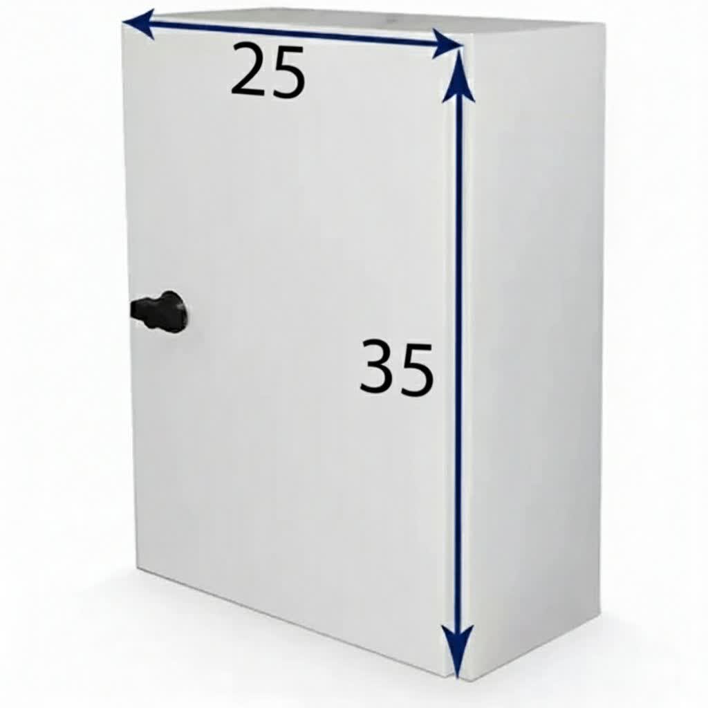تابلو برق فلزی 35*25 روکار